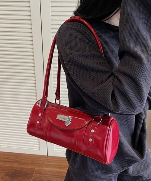 Ritzy(リッツィー)の「2WAY横長ボストンバッグ ショルダーバッグ(ボストンバッグ・レディース・ブラック/ピンク/ホワイト/レッド・FREE)」の10枚目の写真