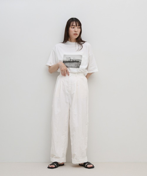 select MOCA(セレクトモカ)の「ツータックナイロンパンツ(その他パンツ・レディース・アイボリー/ベージュ・FREE)」の13枚目の写真