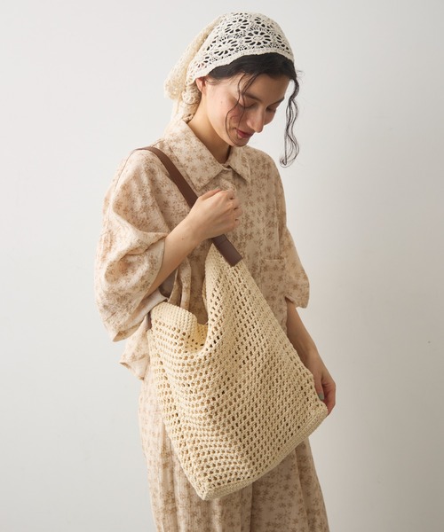 Crisp（クリスプ）の「クロシェショルダーバッグ（ショルダーバッグ・レディース・アイボリー/ベージュ・FREE）」の15枚目の写真