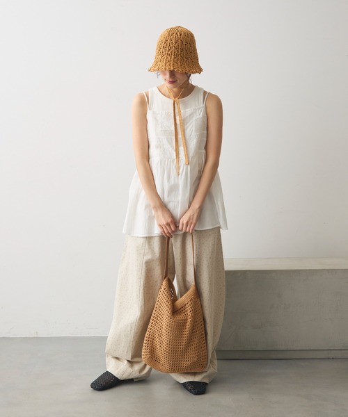 Crisp（クリスプ）の「クロシェショルダーバッグ（ショルダーバッグ・レディース・アイボリー/ベージュ・FREE）」の10枚目の写真