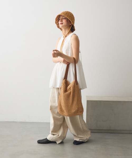 Crisp（クリスプ）の「クロシェショルダーバッグ（ショルダーバッグ・レディース・アイボリー/ベージュ・FREE）」の11枚目の写真