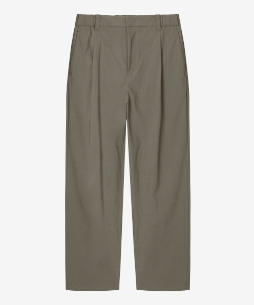 MINDBRIDGE（マインドブリッジ）の「[COUTURE]コットンライクリラックスフィットワンタックプルバンディングパンツ - 2カラー MYPT6170（スラックス・メンズ・ブラック/ダークベージュ・34/32/30/29/36）」の6枚目の写真