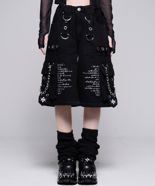 REFLEM（レフレム）の「『REFLEM/レフレム』プリント2WAYワイドデニムカーゴパンツ（その他パンツ・レディース・ブラック・FREE）」の12枚目の写真