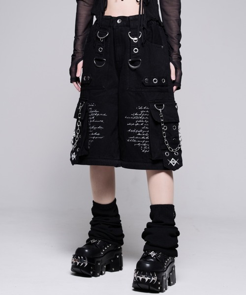 REFLEM（レフレム）の「『REFLEM/レフレム』プリント2WAYワイドデニムカーゴパンツ（その他パンツ・レディース・ブラック・FREE）」の13枚目の写真