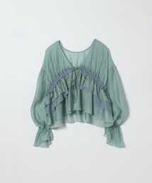 JEANASIS | 2WAYシャーリングVブラウス/672060(シャツ/ブラウス)