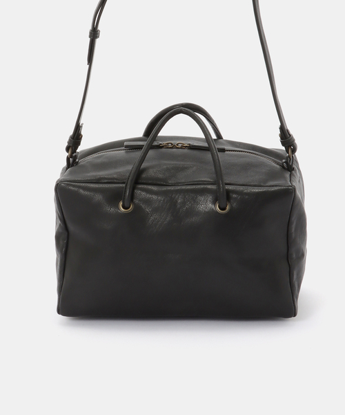 FRAMeWORK（フレームワーク）の「Bea mombaers ボックスバッグ（ボストンバッグ・レディース・ブラック/ブラウン・FREE）」の4枚目の写真