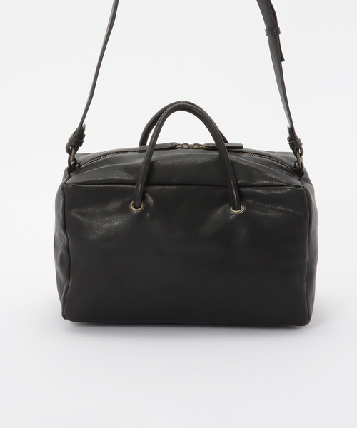 FRAMeWORK（フレームワーク）の「Bea mombaers ボックスバッグ（ボストンバッグ・レディース・ブラック/ブラウン・FREE）」の6枚目の写真