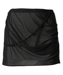 Asymmetrical Drape Pants (FL-245_Black)（その他パンツ）｜FLAREUP
