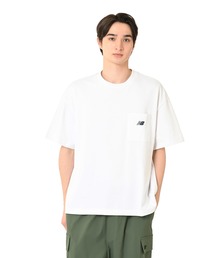 エンブロイダリードNBポケットショートスリーブTシャツ