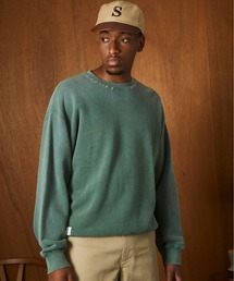 Schott（ショット）の「Schott/ショット/ASING CREW SWEAT HAND STITCH/エイジング クルー スウェット ハンド ステッチ（スウェット）」