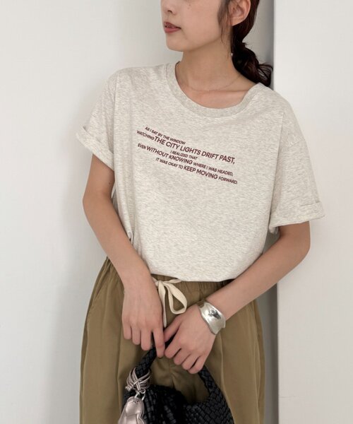 CIAOPANIC TYPY(チャオパニックティピー)の「【ひんやり】アソートフォトプリントTee(Tシャツ/カットソー・レディース・ホワイト/チャコールグレー/オフホワイト・ONE SIZE)」の1枚目の写真
