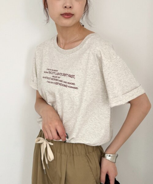 CIAOPANIC TYPY(チャオパニックティピー)の「【ひんやり】アソートフォトプリントTee(Tシャツ/カットソー・レディース・ホワイト/チャコールグレー/オフホワイト・ONE SIZE)」の8枚目の写真