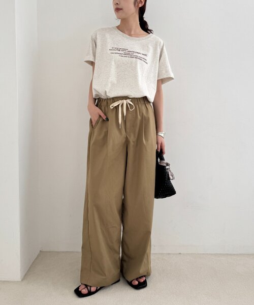 CIAOPANIC TYPY(チャオパニックティピー)の「【ひんやり】アソートフォトプリントTee(Tシャツ/カットソー・レディース・ホワイト/チャコールグレー/オフホワイト・ONE SIZE)」の10枚目の写真