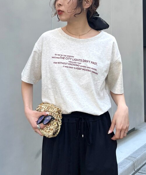 CIAOPANIC TYPY(チャオパニックティピー)の「【ひんやり】アソートフォトプリントTee(Tシャツ/カットソー・レディース・ホワイト/チャコールグレー/オフホワイト・ONE SIZE)」の13枚目の写真