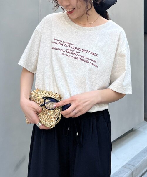 CIAOPANIC TYPY(チャオパニックティピー)の「【ひんやり】アソートフォトプリントTee(Tシャツ/カットソー・レディース・ホワイト/チャコールグレー/オフホワイト・ONE SIZE)」の14枚目の写真