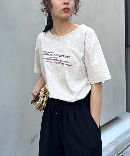CIAOPANIC TYPY(チャオパニックティピー)の「【ひんやり】アソートフォトプリントTee(Tシャツ/カットソー・レディース・ホワイト/チャコールグレー/オフホワイト・ONE SIZE)」の16枚目の写真