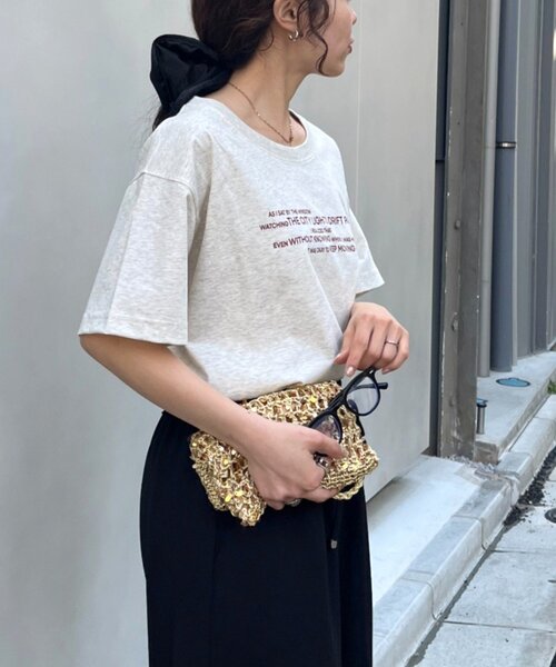 CIAOPANIC TYPY(チャオパニックティピー)の「【ひんやり】アソートフォトプリントTee(Tシャツ/カットソー・レディース・ホワイト/チャコールグレー/オフホワイト・ONE SIZE)」の17枚目の写真