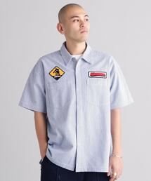 MANASTASH/マナスタッシュ PATCHED LOGO WORK SHIRT