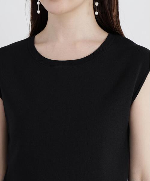 PROPORTION BODY DRESSING(プロポーションボディドレッシング)の「<ウォッシャブル/UVカット>フレンチスリーブ総針ニット / 1216270500(ニット/セーター・レディース・ブラック/ブルー/グレー/レッド/ホワイト・FREE)」の13枚目の写真