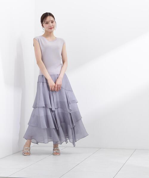 PROPORTION BODY DRESSING(プロポーションボディドレッシング)の「<ウォッシャブル/UVカット>フレンチスリーブ総針ニット / 1216270500(ニット/セーター・レディース・ブラック/ブルー/グレー/レッド/ホワイト・FREE)」の21枚目の写真