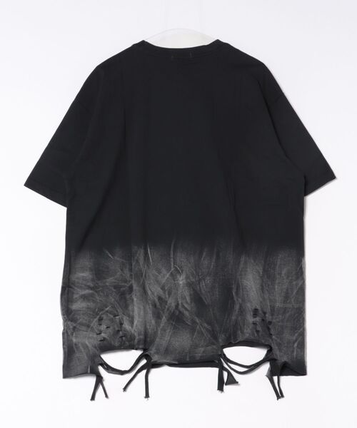 VIBGYOR(ヴィブジョー)の「【Bls】 【ZM】【Bling Leads】ダメージ加工 ネックレスTEE(BL)(Tシャツ/カットソー・メンズ・ブラック・FREE)」の5枚目の写真