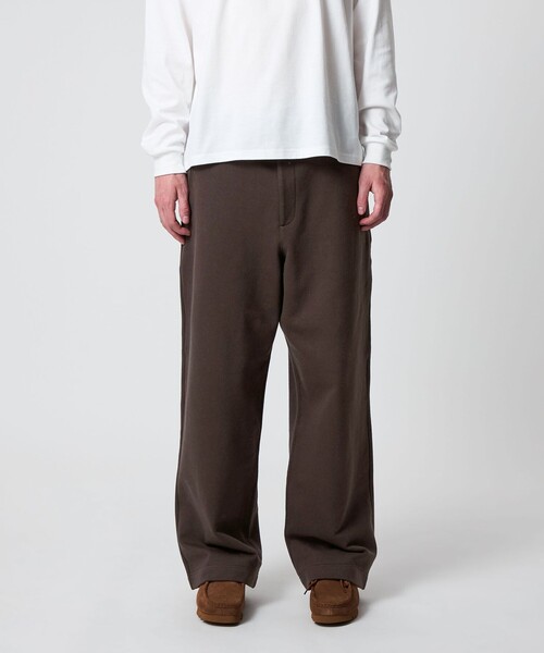 UNITED ARROWS & SONS（ユナイテッドアローズアンドサンズ）の「＜UNITED ARROWS & SONS＞ SWEAT WIDE PANTS/スウェットパンツ（スウェットパンツ・メンズ・ベージュ/ダークブラウン・L/S/M/XL）」の7枚目の写真