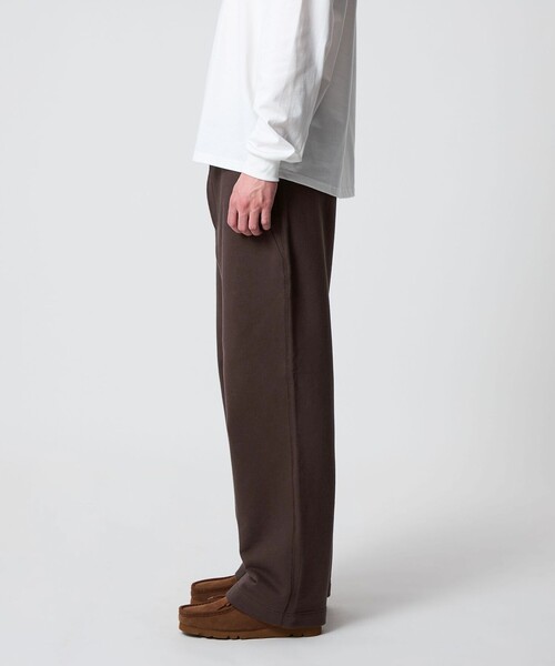 UNITED ARROWS & SONS（ユナイテッドアローズアンドサンズ）の「＜UNITED ARROWS & SONS＞ SWEAT WIDE PANTS/スウェットパンツ（スウェットパンツ・メンズ・ベージュ/ダークブラウン・L/S/M/XL）」の8枚目の写真