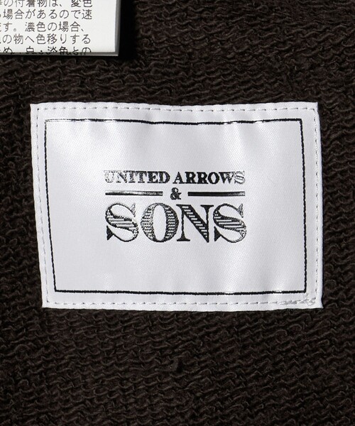 UNITED ARROWS & SONS（ユナイテッドアローズアンドサンズ）の「＜UNITED ARROWS & SONS＞ SWEAT WIDE PANTS/スウェットパンツ（スウェットパンツ・メンズ・ベージュ/ダークブラウン・L/S/M/XL）」の22枚目の写真