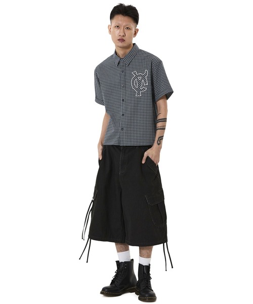 OY(オーワイ)の「『OY/オーワイ』OPS CARGO SHORTS/OPSカーゴショーツ(カーゴパンツ・メンズ・ブラック/ベージュ・L/M/S)」の6枚目の写真