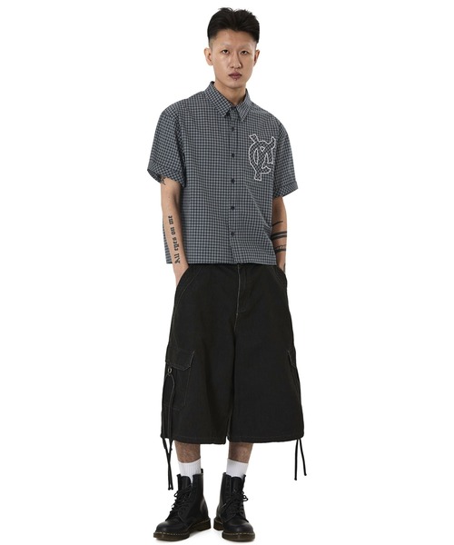 OY(オーワイ)の「『OY/オーワイ』OPS CARGO SHORTS/OPSカーゴショーツ(カーゴパンツ・メンズ・ブラック/ベージュ・L/M/S)」の7枚目の写真