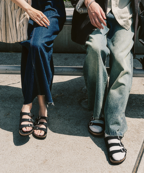 BIRKENSTOCK（ビルケンシュトック）の「BIRKENSTOCK/ビルケンシュトック SLOBE別注 Florida FR LENB Black 1032569（サンダル・レディース・ブラック・39/38/37/36/35）」の13枚目の写真