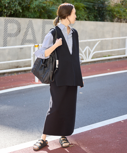 BIRKENSTOCK(ビルケンシュトック)の「BIRKENSTOCK/ビルケンシュトック SLOBE別注 Florida FR LENB Black 1032569(サンダル・レディース・ブラック・39/38/37/36/35)」の13枚目の写真