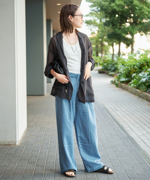 BIRKENSTOCK(ビルケンシュトック)の「BIRKENSTOCK/ビルケンシュトック SLOBE別注 Florida FR LENB Black 1032569(サンダル・レディース・ブラック・39/38/37/36/35)」の18枚目の写真