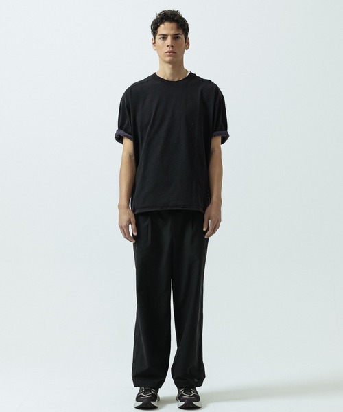 SLICK(スリック)の「【SLICK/スリック】Color Scheme Plating Reversible T-Shirt/カラー スキーム プレーティング リバーシブル Tシャツ(Tシャツ/カットソー・メンズ・ベージュ/ブラック/カーキ・1/2/3)」の10枚目の写真