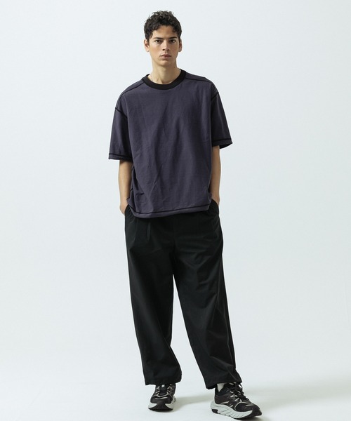 SLICK(スリック)の「【SLICK/スリック】Color Scheme Plating Reversible T-Shirt/カラー スキーム プレーティング リバーシブル Tシャツ(Tシャツ/カットソー・メンズ・ベージュ/ブラック/カーキ・1/2/3)」の13枚目の写真