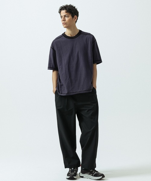 SLICK(スリック)の「【SLICK/スリック】Color Scheme Plating Reversible T-Shirt/カラー スキーム プレーティング リバーシブル Tシャツ(Tシャツ/カットソー・メンズ・ベージュ/ブラック/カーキ・1/2/3)」の14枚目の写真