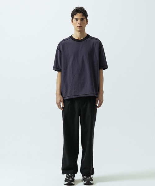 SLICK(スリック)の「【SLICK/スリック】Color Scheme Plating Reversible T-Shirt/カラー スキーム プレーティング リバーシブル Tシャツ(Tシャツ/カットソー・メンズ・ベージュ/ブラック/カーキ・1/2/3)」の18枚目の写真