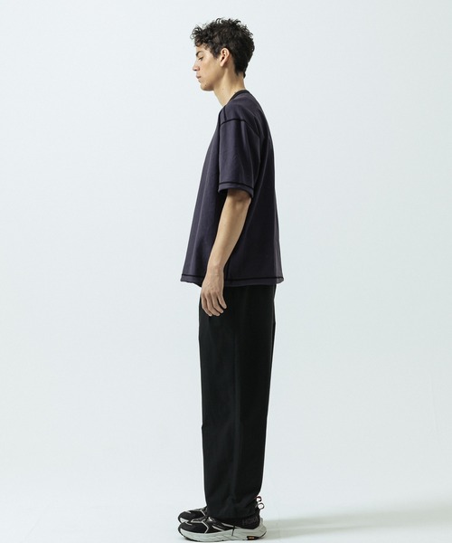 SLICK(スリック)の「【SLICK/スリック】Color Scheme Plating Reversible T-Shirt/カラー スキーム プレーティング リバーシブル Tシャツ(Tシャツ/カットソー・メンズ・ベージュ/ブラック/カーキ・1/2/3)」の19枚目の写真