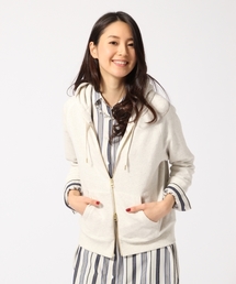 GLOBAL WORK | ウラケＺＩＰパーカー長袖/708306(パーカー)