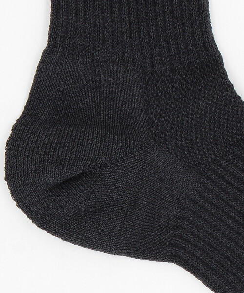 FREAK'S STORE(フリークスストア)の「和紙 無地 クウォーターソックス(25.0-27.0cm対応)(ソックス/靴下・メンズ・ブラック/オリーブ/サックスブルー/ホワイト・ONE SIZE)」の7枚目の写真