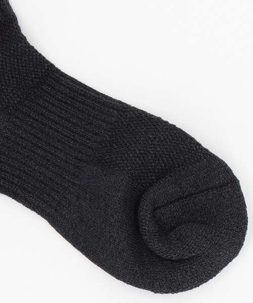 FREAK'S STORE(フリークスストア)の「和紙 無地 クウォーターソックス(25.0-27.0cm対応)(ソックス/靴下・メンズ・ブラック/オリーブ/サックスブルー/ホワイト・ONE SIZE)」の8枚目の写真