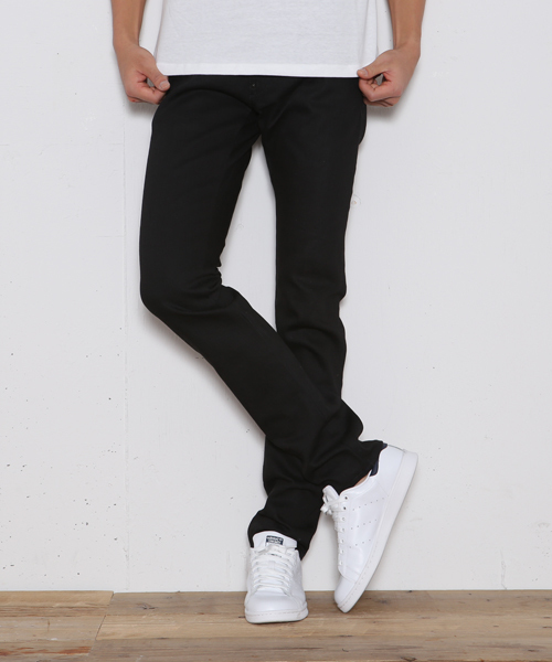 FACTOTUM（ファクトタム）の「【FACTOTUM JEANS】リジットストレッチデニム　テーパード（デニムパンツ・メンズ・ブラック/インディゴブルー/ネイビー/ホワイト・28inch/29inch/30inch/31inch/32inch/30 inch/34inch）」の3枚目の写真