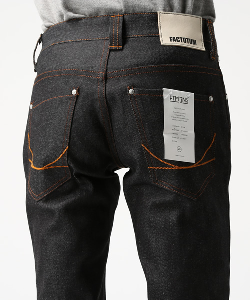 FACTOTUM（ファクトタム）の「【FACTOTUM JEANS】リジットストレッチデニム　テーパード（デニムパンツ・メンズ・ブラック/インディゴブルー/ネイビー/ホワイト・28inch/29inch/30inch/31inch/32inch/30 inch/34inch）」の18枚目の写真