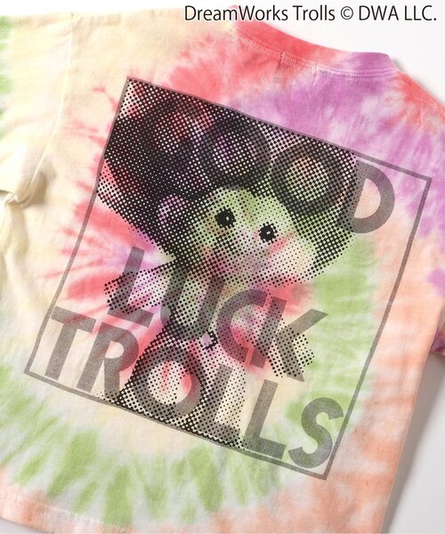 F.O.KIDS(エフオーキッズ)の「トロールズ タイダイTシャツ(Tシャツ/カットソー・キッズ・パープル/レインボー・150/140/130/120/110/100/90/80)」の13枚目の写真