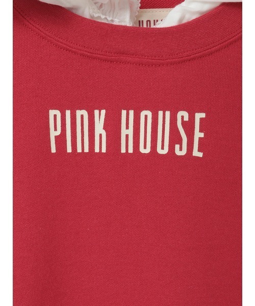 PINK HOUSE(ピンクハウス)の「ローンフード付きスウェットワンピース(ワンピース・レディース・ピンク/レッド/ネイビー/ブラック/トップグレー・フリー)」の14枚目の写真