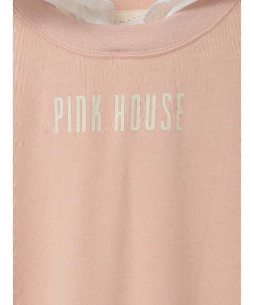 PINK HOUSE(ピンクハウス)の「ローンフード付きスウェットワンピース(ワンピース・レディース・ピンク/レッド/ネイビー/ブラック/トップグレー・フリー)」の15枚目の写真
