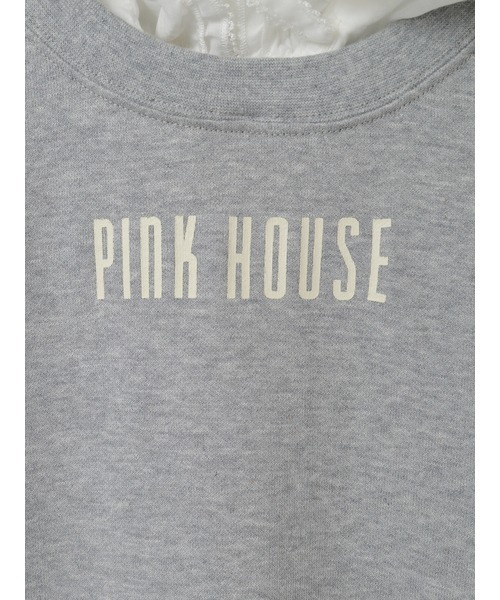 PINK HOUSE(ピンクハウス)の「ローンフード付きスウェットワンピース(ワンピース・レディース・ピンク/レッド/ネイビー/ブラック/トップグレー・フリー)」の16枚目の写真