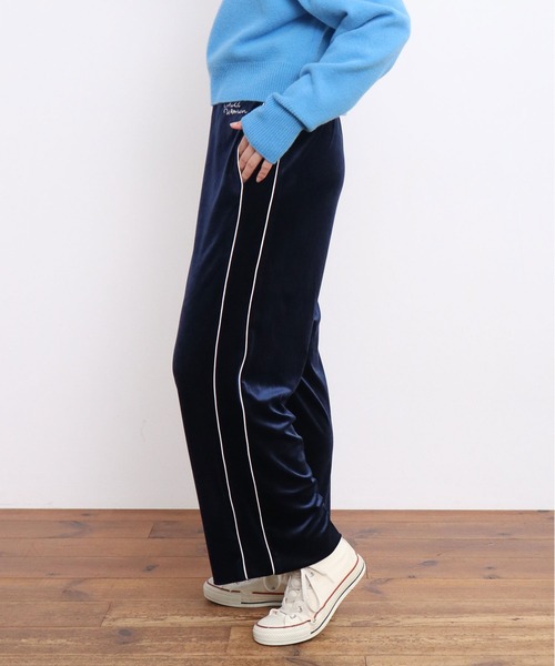 CHILD WOMAN（チャイルドウーマン）の「ベロアラインパンツ（その他パンツ・レディース・ネイビー/ピンク・FREE）」の18枚目の写真