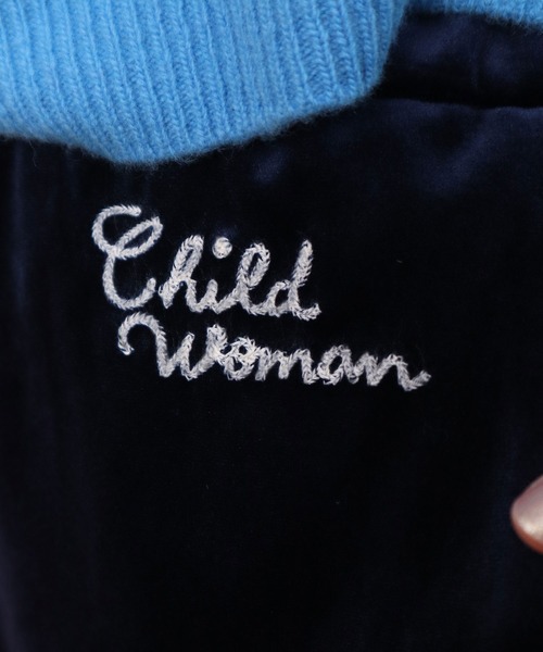 CHILD WOMAN（チャイルドウーマン）の「ベロアラインパンツ（その他パンツ・レディース・ネイビー/ピンク・FREE）」の22枚目の写真