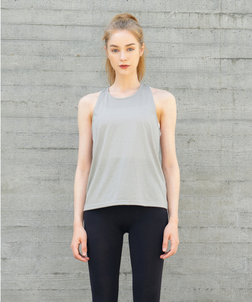 DEVIWEAR(デヴィウェア)の「ヴィクトリア ノースリーブ DEVI-TS0026-グレー(Tシャツ/カットソー・レディース・その他・FREE)」の3枚目の写真